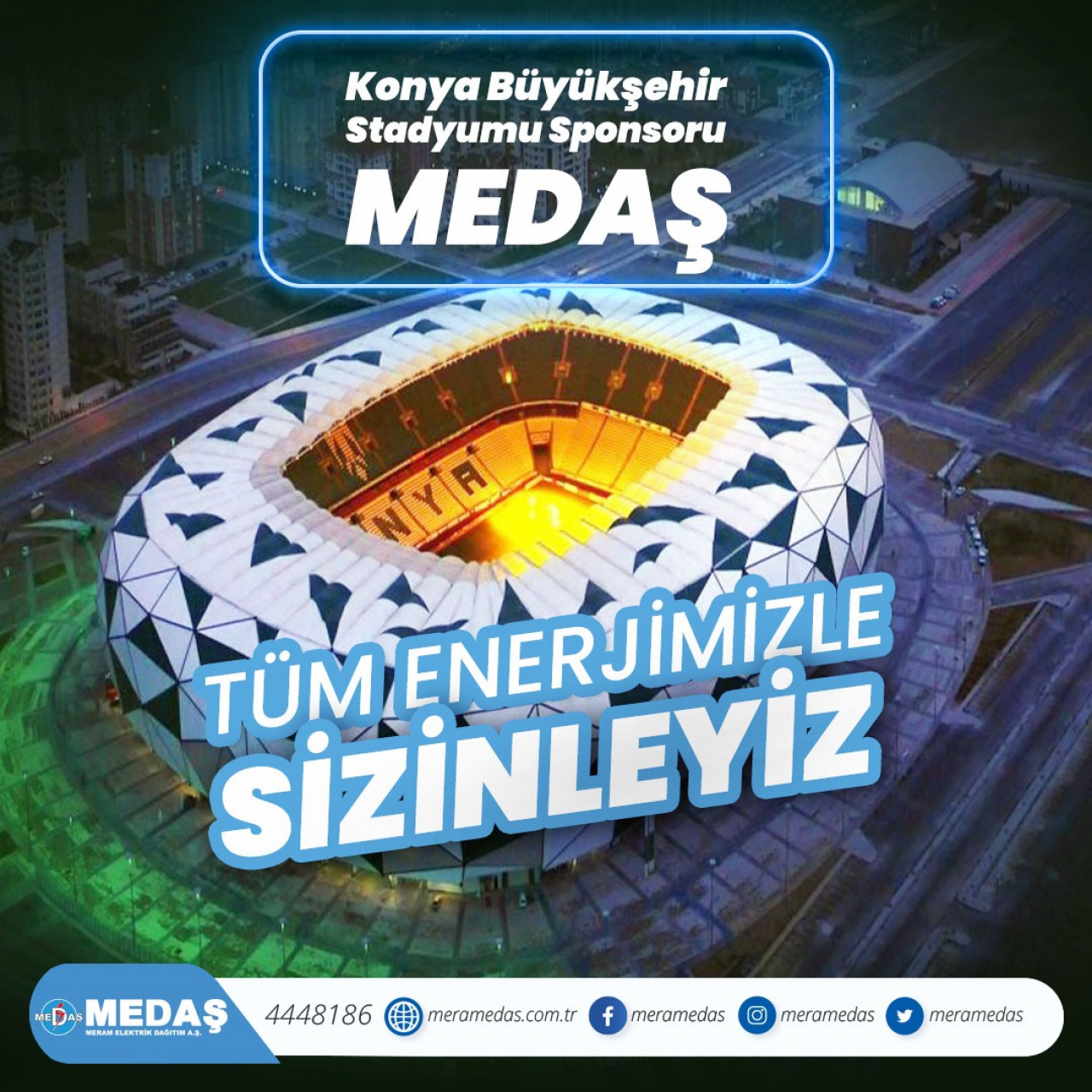 STADYUMUN YENİ SPONSORU MEDAŞ