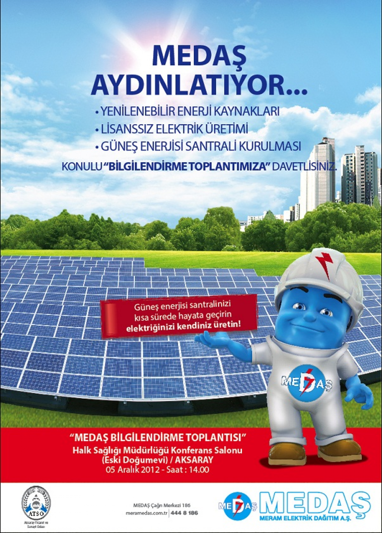 MEDAŞ Aydınlatıyor