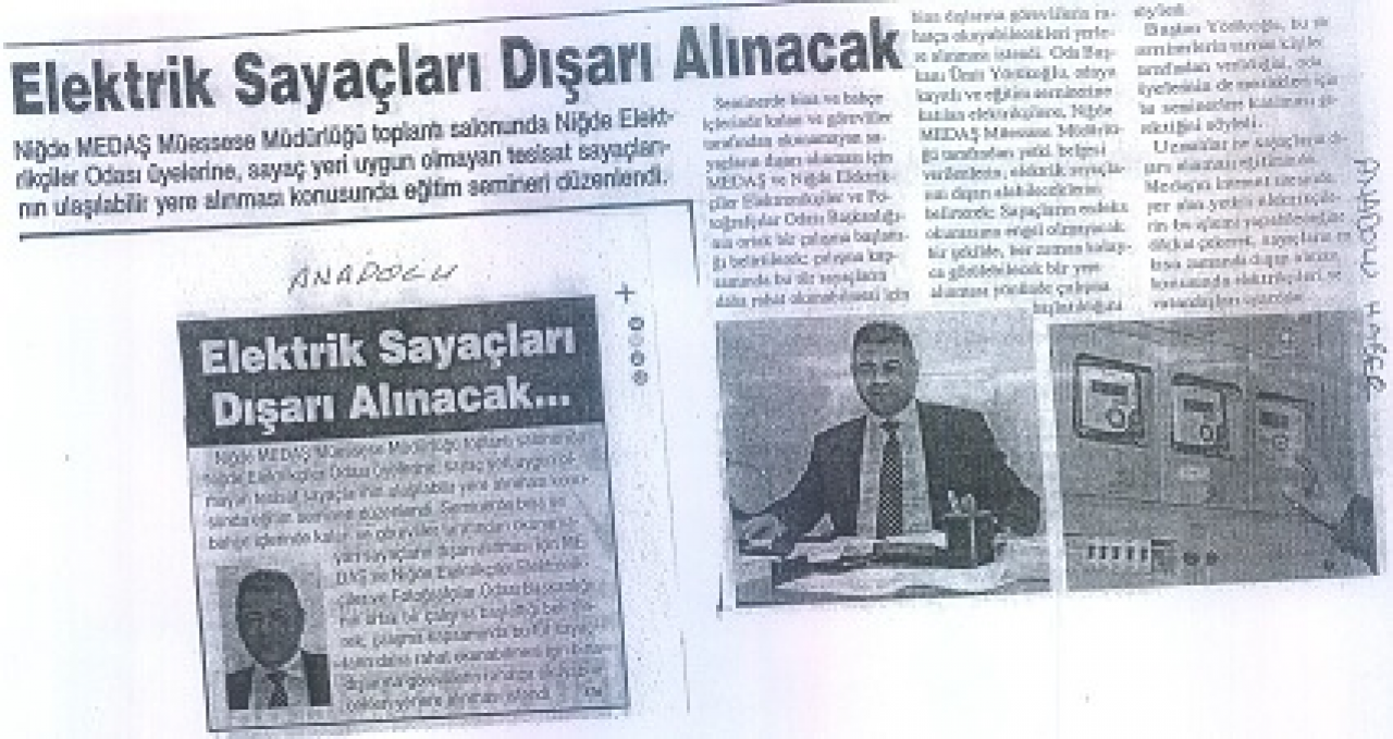 Elektrikçiler Odası'na Sayaç Eğitimi