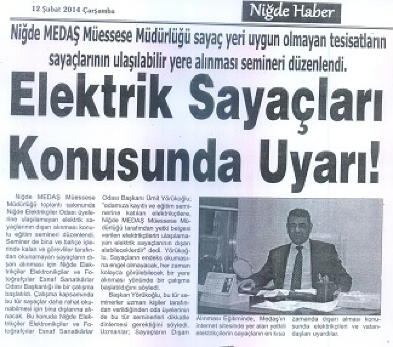 Elektrikçiler Odası'na Sayaç Eğitimi