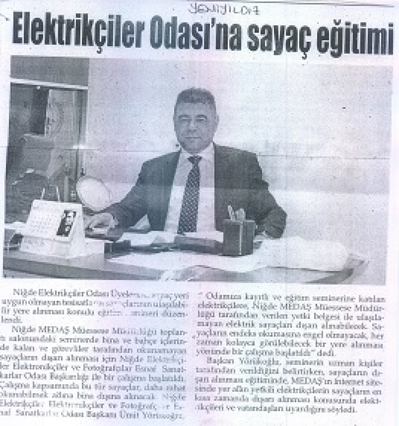 Elektrikçiler Odası'na Sayaç Eğitimi