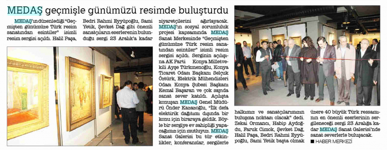 MEDAŞ Sanat Galerisi Açıldı.