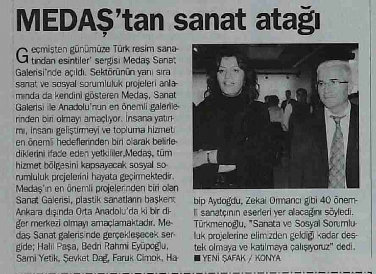 MEDAŞ Sanat Galerisi Açıldı.