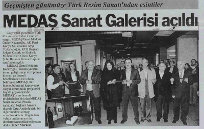 MEDAŞ Sanat Galerisi Açıldı.