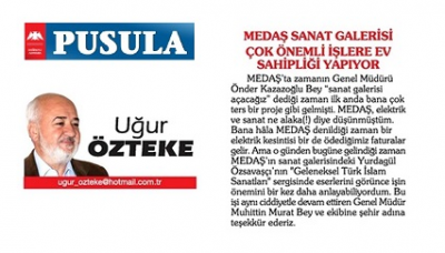 MEDAŞ Sanat Galerisi'nde yeni sergi